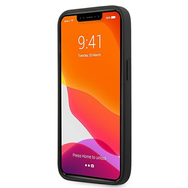 Ferrari FESAXHCP13SRE iPhone 13 mini 5.4&quot; red/red hardcase On Track Carbon Stripe