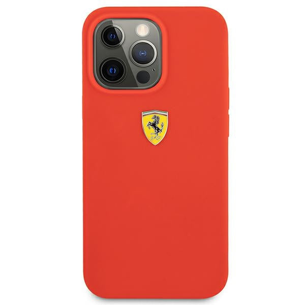 Ferrari FESSIHCP13XRE iPhone 13 Pro Max 6.7&quot; red/red hardcase Silicone