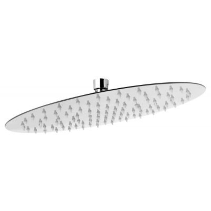 SHOWER PIT OVAL SLIM 300x300 MM CHROME
