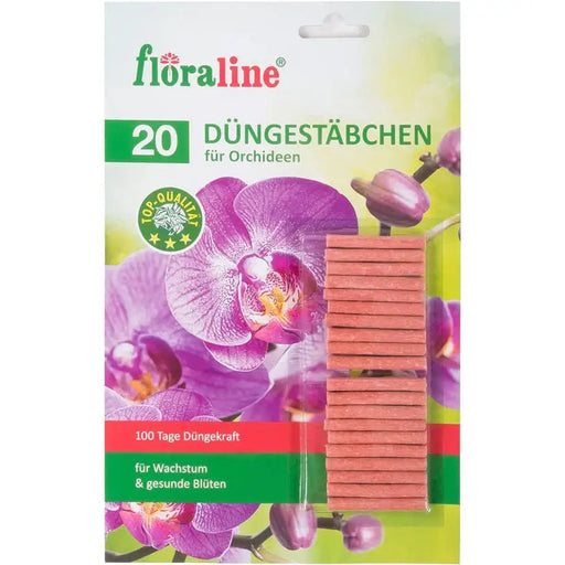 FERTILIZER FOR ORCHID STICKS 20PCS FLORALINE - Торове<<<Торове почви и тревни смески<<<Градина<<<Praktiker&&&Торове