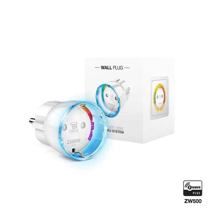 Fibaro FIBEFGWPF-102-5 power plug adapter Type F White - ActuatorsIND-URW<<<Smart houseIND<<<ActionPL