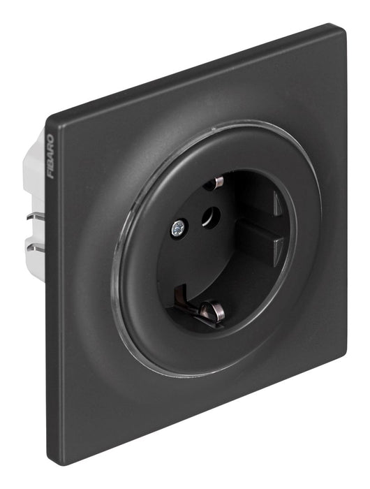 Fibaro FGWOF-011-8 socket-outlet Type F Black
