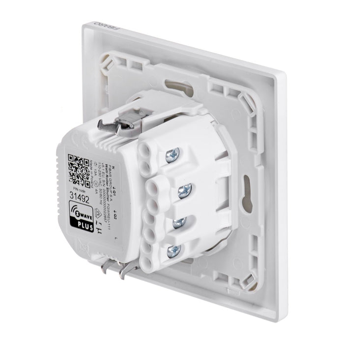 Fibaro Walli electrical switch Roller lever switch White