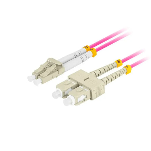Fibre optic cable Lanberg FO-LUSU-MD41-0010-VT 1 m - Компютър Кабели и адаптери<<<Компютри|