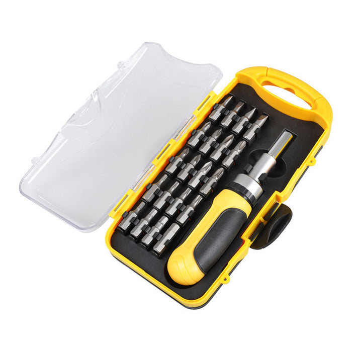 RATCHET SCREWDRIVER WITH TIP 20 PCS. FIELDMANN