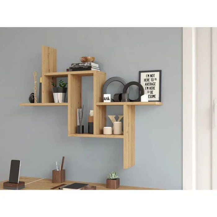 FIESTA hanging shelf 85x15x73.5 cm artisan - Furniture wooden shelvesPOL-DRE<<<Furniture shelvesPOL<<<ActionPL