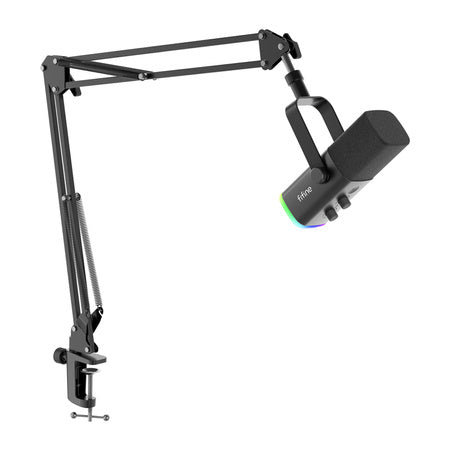 Fifine AM8T gaming microphone with boom arm (black)