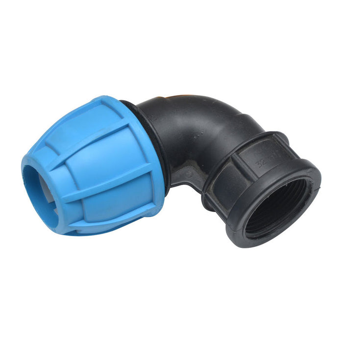 PE QUICK COUPLING ELBOW FEMALE 32-1/4 FILBOPLAST