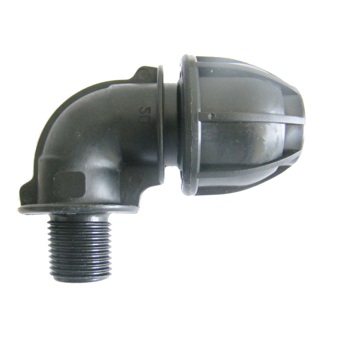 PE QUICK COUPLING ELBOW MALE 25X1 FILBOPLAST