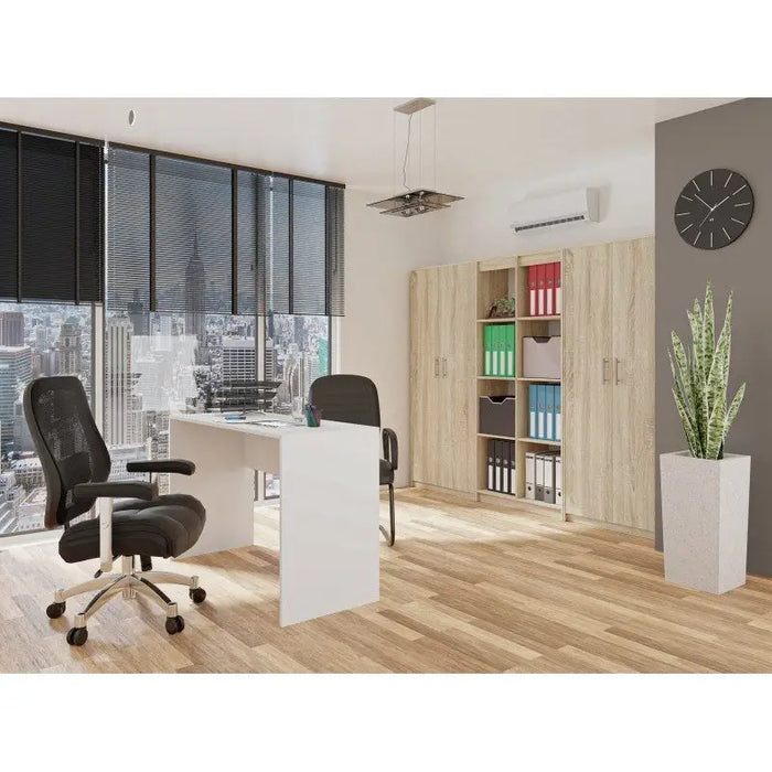 Filing cabinet OLIV 2D 74x35x180 cm sonoma - Wooden shelvesRGA-DRE<<<ShelvesRGA<<<ActionPL