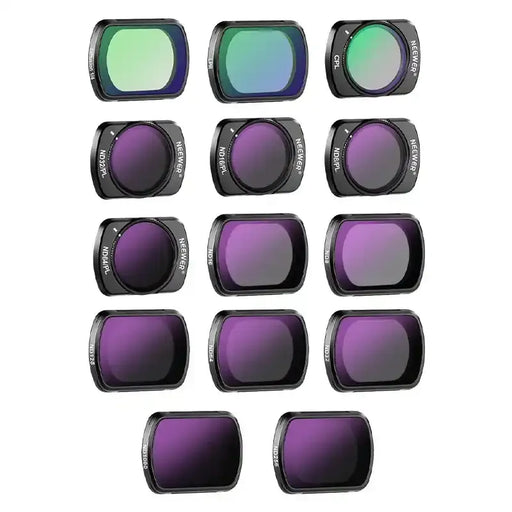 Filter kit for DJI Osmo Pocket 3 Neewer FL-P10 (ND8~1000,LPR,MIST1/4,CPL,ND8/PL~ND64/PL - For sports