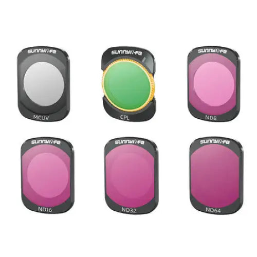 Filtry MCUV CPL ND8 ND16 ND32 ND64 Sunnylife do DJI Osmo Pocket 3 - For sports cameras<<<Filters<<<Photo