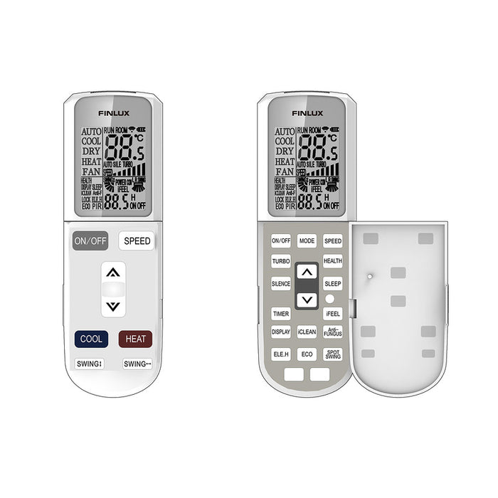 Air conditioner Finlux 12LIE55BE , 12000 ohl/heating BTU, A+++ , Inverter systems