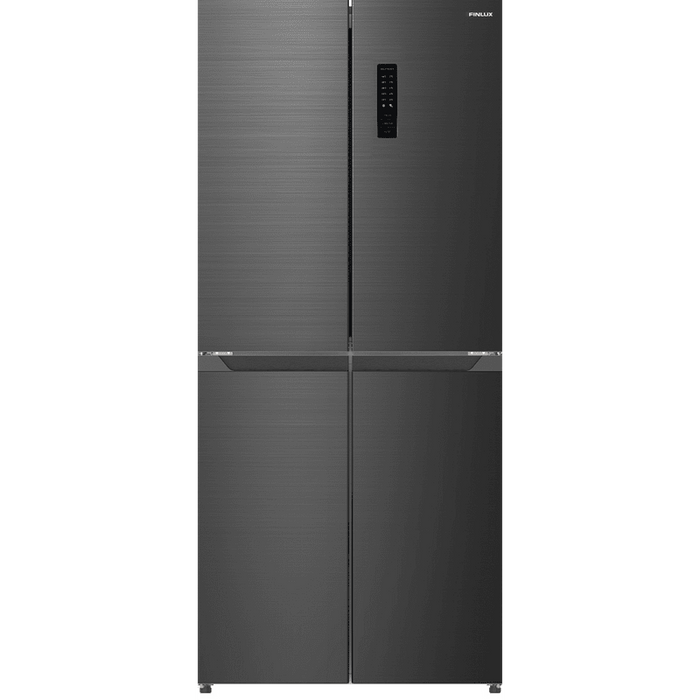 Side-by-Side refrigerator Finlux FFD448IX, 362 l, E, No Frost, Stainless steel
