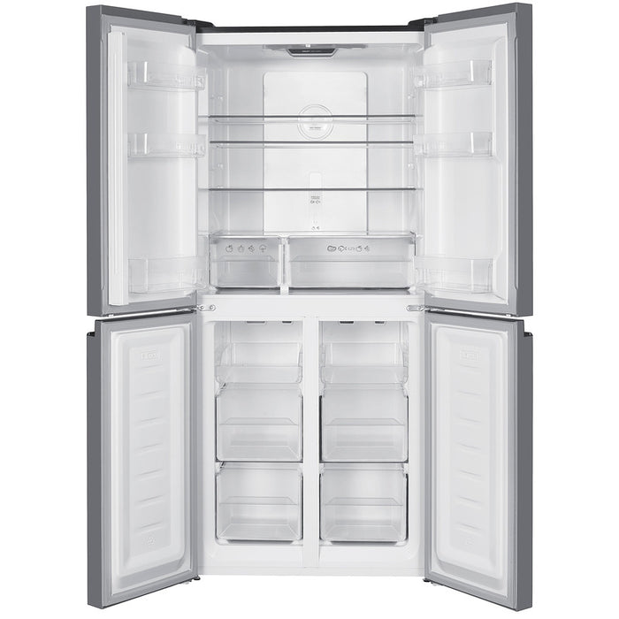Side-by-Side refrigerator Finlux FFD480IX***, 421 l, E, No Frost, Stainless steel