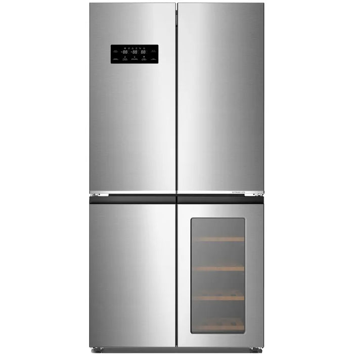 Side-by-Side refrigerator Finlux FFD605WIX, 605 l, E, No Frost, Stainless steel
