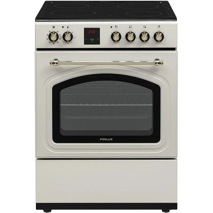 Cooker (electric) Finlux FLCR 600MDT, Ceramic, Champagne