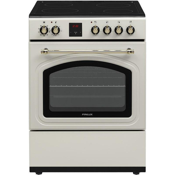 Cooker (electric) Finlux FLCR 600MDT, Ceramic, Champagne