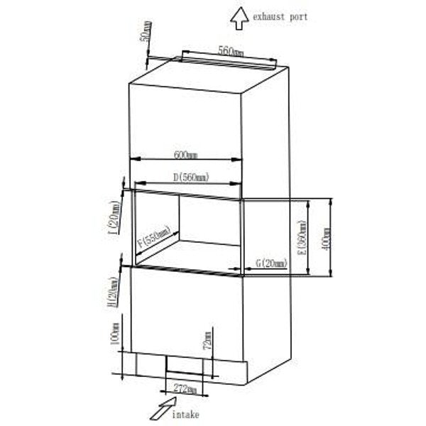 Built-in microwave oven Finlux FMO 2077BISS, 20, Electronic