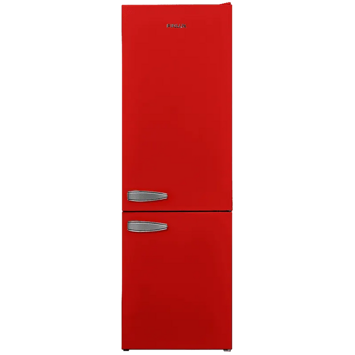 Refrigerator with freezer Finlux FXCA 31310 REE RETRO, 268 l, E, Static, Red