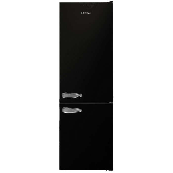 Refrigerator with freezer Finlux FXCA 31330 BLE RETRO, 268 l, E, Static, Black