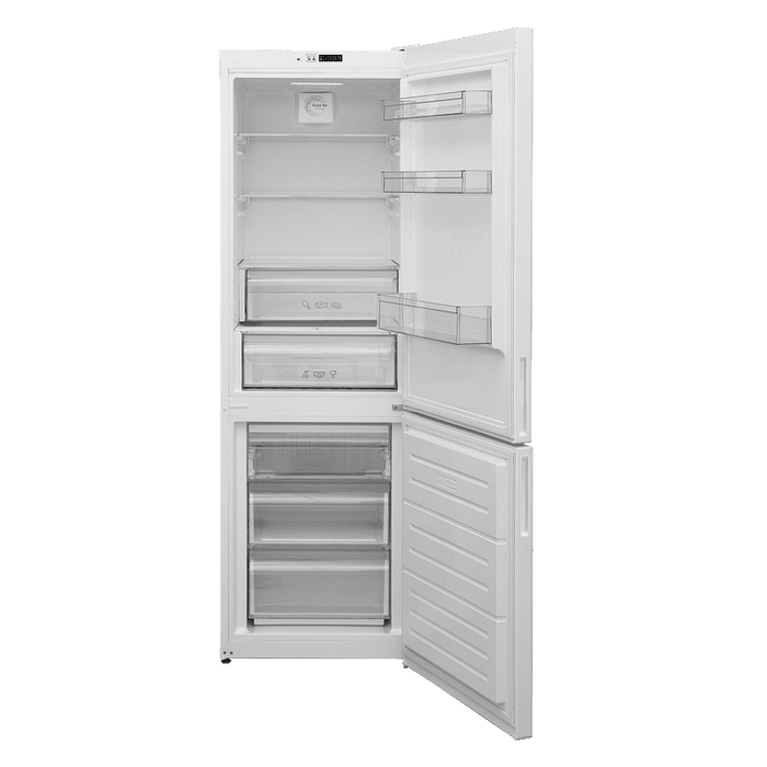 Refrigerator with freezer Finlux FXCA 3740CE , 341 l, E , White , Static