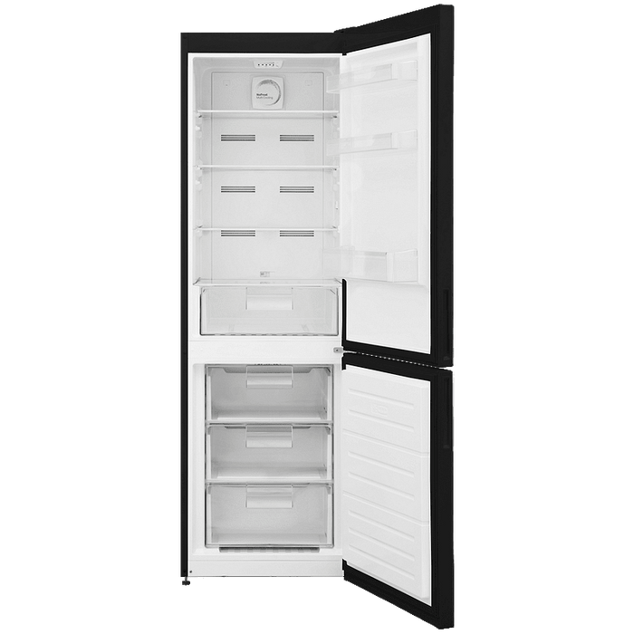Refrigerator with freezer Finlux FXCA 37970 NFBKE, 295 l, E, No Frost, Black