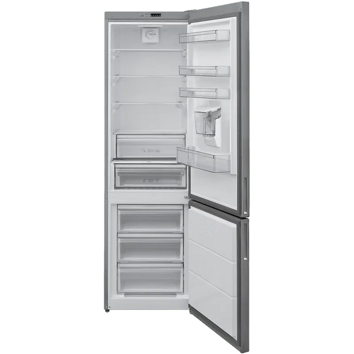 Fridge-freezer Finlux FXCA 3841WCE IX, 378 l, E, Inox, Static