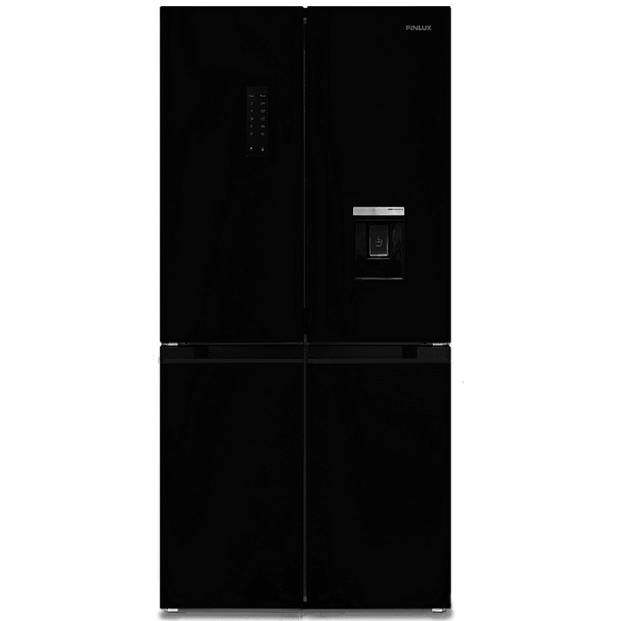 Side-by-Side refrigerator Finlux FXCA FD6207 PUREBDE BLCK, 488 l, E, No Frost, Black