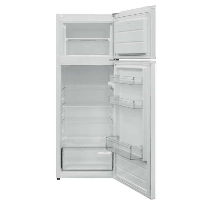 Refrigerator with upper chamber Finlux FXRA 260, 213 l, E, White, Static