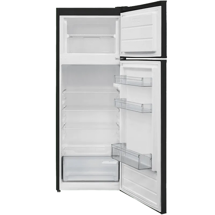 Refrigerator with upper chamber Finlux FXRA 260BE , 213 l, E , Static , Black