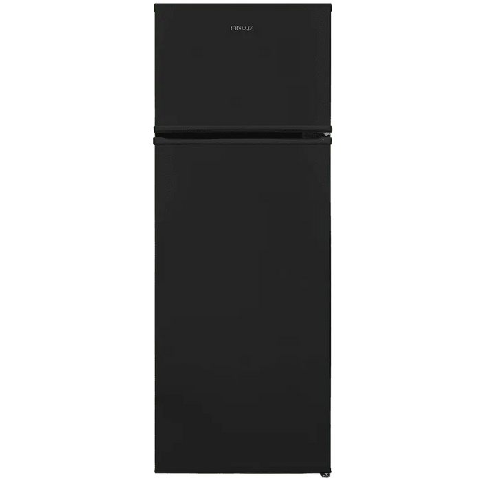 Refrigerator with upper chamber Finlux FXRA 260BE , 213 l, E , Static , Black