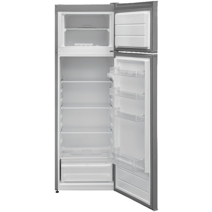 Top-mounted refrigerator Finlux FXRA 28350 IXE, 243 l, E, Inox, Static