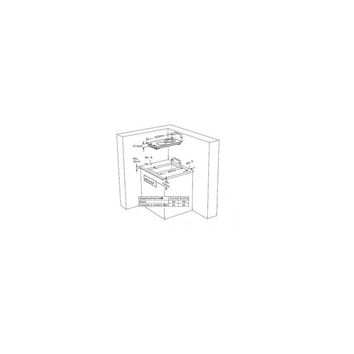 Built-in ceramic hob Finlux FXVT 302 ECO, Electric