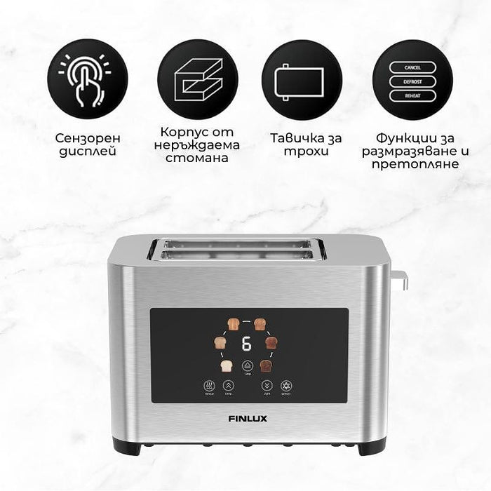 Toaster Finlux TD-850SS, 850 W