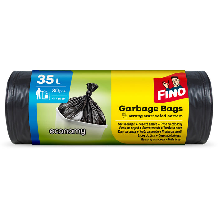 WASTE BAGS 35L 30 PCS FINO ECONOMY