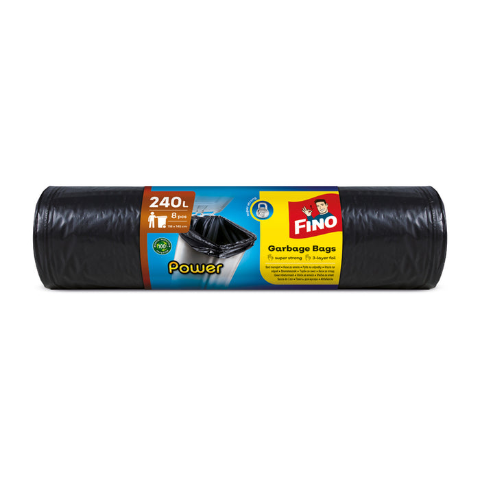 WASTE BAGS 240L 8PCS FINO POWER