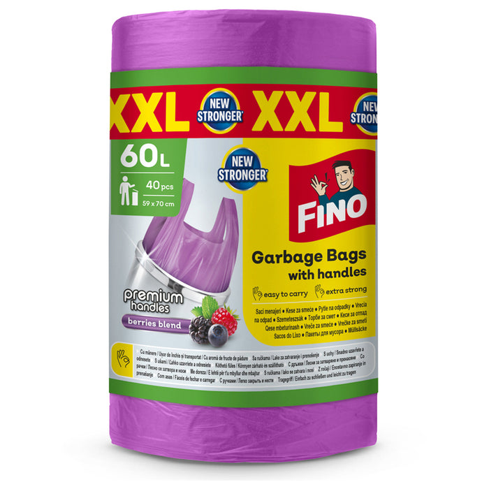 WASTE BAGS 60L 40 PCS AROMA COLOR FINO