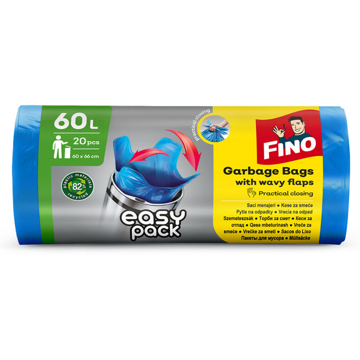 GARBAGE BAGS 60 L 15 PCS EASY-PACK FINO