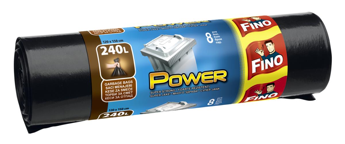 WASTE BAGS 240L 8PCS FINO POWER
