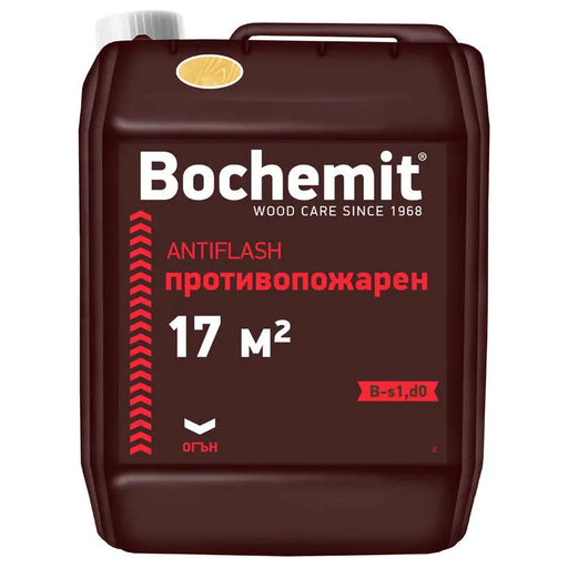 FIRE IMPREGNANT FOR WOOD COLORLESS 5 KG BOCHEMIT ANTIFLASH - Импрегнанти<<<Градински мебели<<<Градина<<<Praktiker