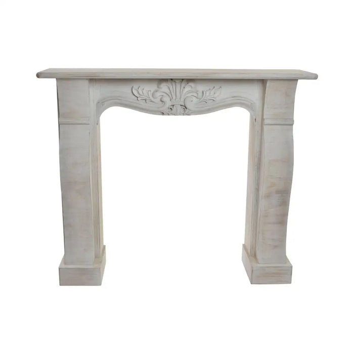 Fireplace Home ESPRIT White Fir Cottage Aged finish 88 cm 125 x 27 x 104 cm 123 X 26,5 X 105 cm - Декорация и