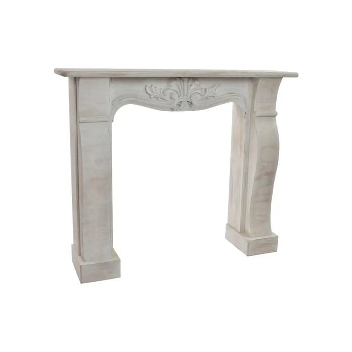 Fireplace Home ESPRIT White Fir Cottage Aged finish 88 cm 125 x 27 x 104 cm 123 X 26,5 X 105 cm - Декорация и