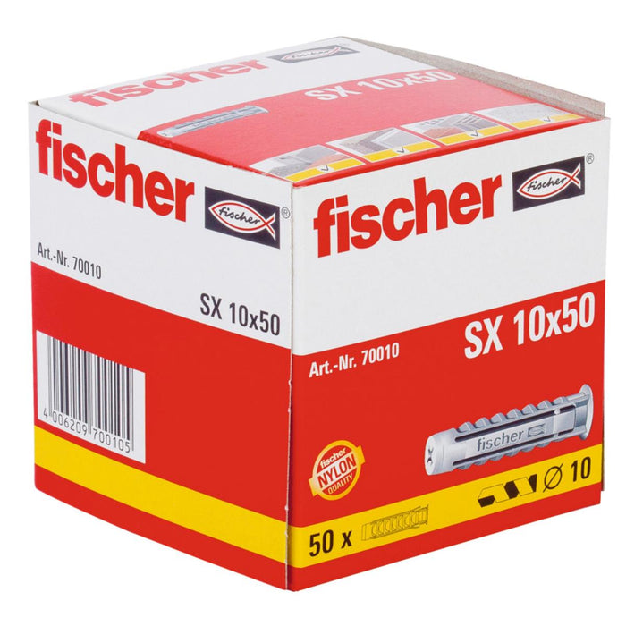 Studs Fischer SX 70010 10 x 50 mm (50 Units)