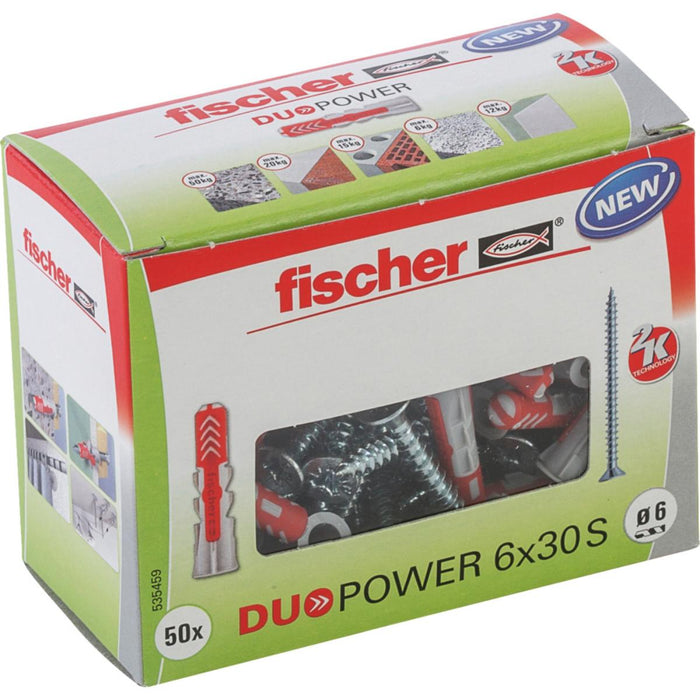 UNIVERSAL DOWEL WITH SCREW DUOPOWER 6X30