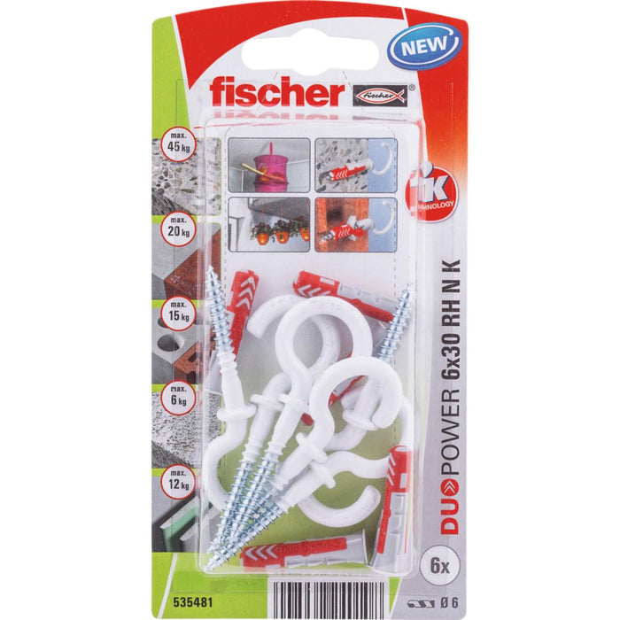 UNIVERSAL DOWEL WITH C-HOOK DUOPOWER 6X30