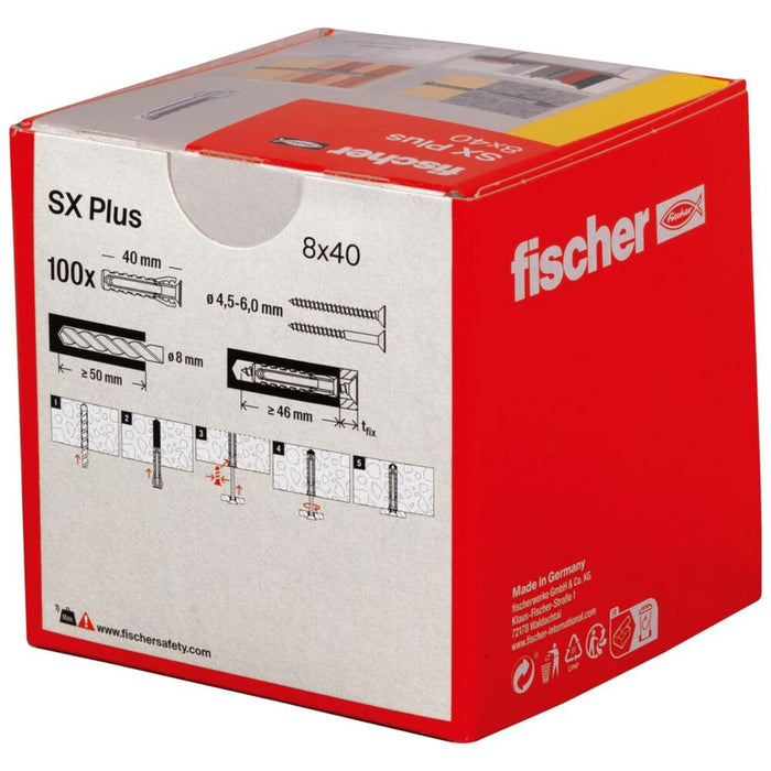 UNIVERSAL DOWEL F8X40MM SX BOX 100PCS