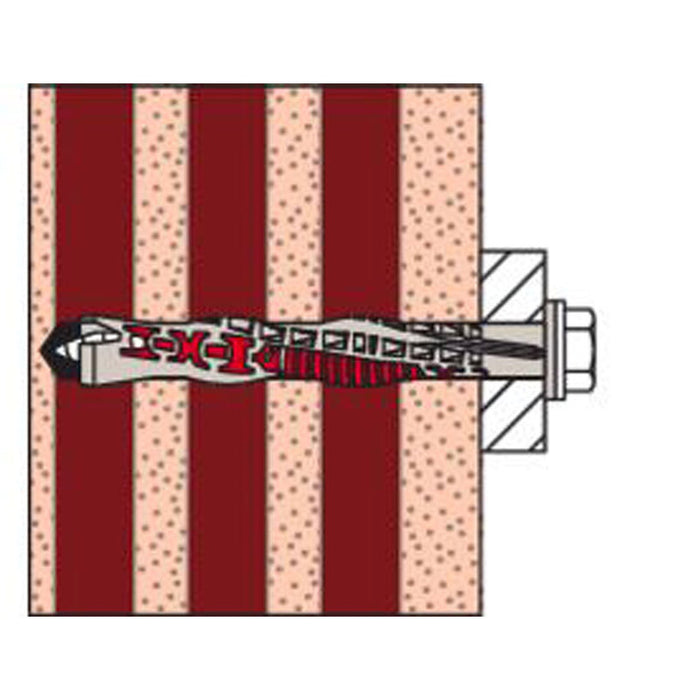 UNIVERSAL DOWEL WITH SCREW 8X80 FUS K 4 PCS. FISCHER DUOXPAND