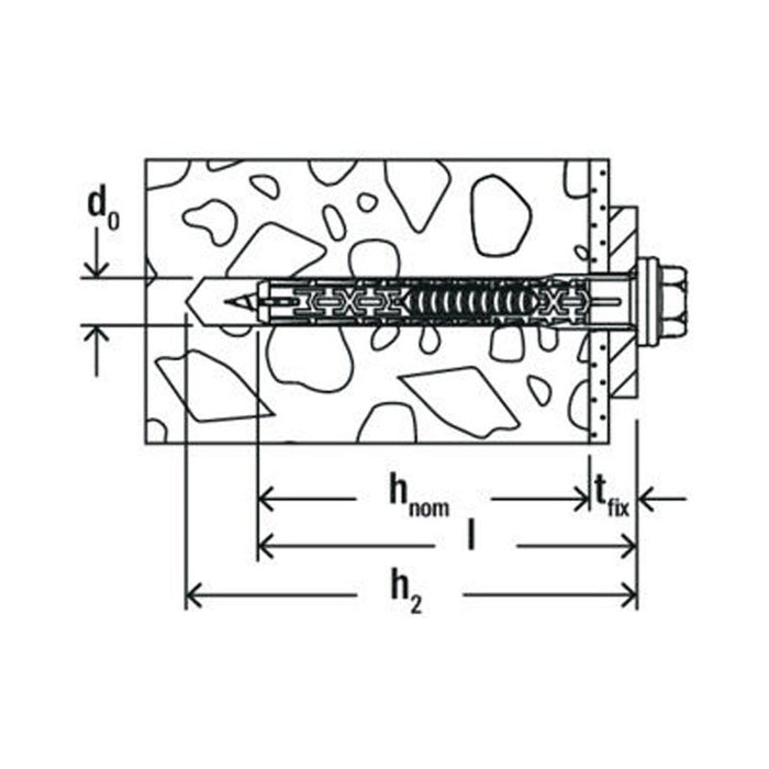 UNIVERSAL DOWEL WITH SCREW 10X100 FUS K 4 PCS. FISCHER DUOXPAND