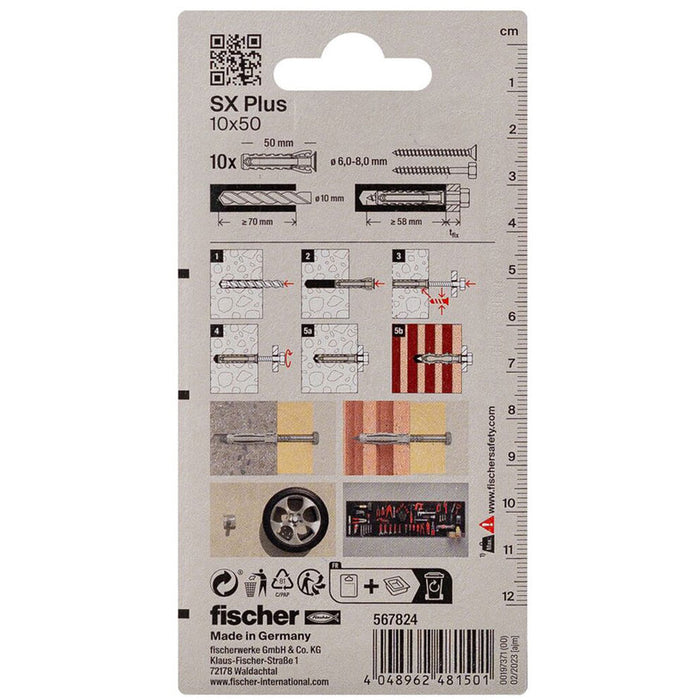 FISCHER SX PLUS EXPANSION DOwel 10X50
